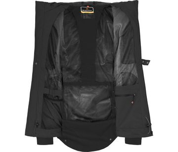 Bergson Outdoorjacke SKIEN Herren Regenjacke, recycelt, Netzfutter, 20000 mm Wassersäule, Langgr