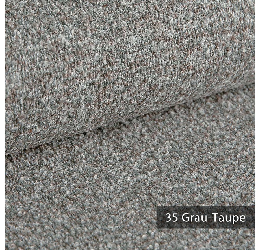 Thumbnail - novely® Stoff TROY Premium Bouclé-Polsterstoff Möbelstoff Stoff 500 g/m, Strapazierfähig, Schwer Entzündbar, UV-Beständi...