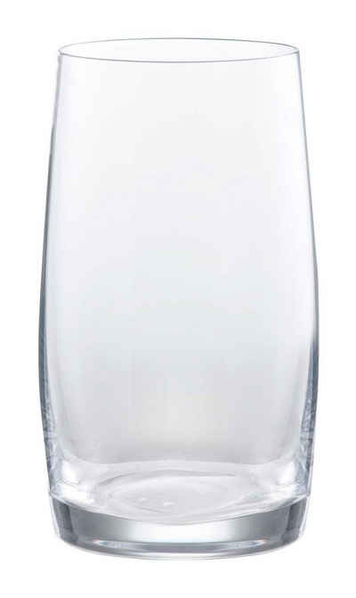 BOHEMIA SELECTION Longdrinkglas SIMPLY, 380 ml Fassungsvermögen, Glas, Spülmaschinengeeignet