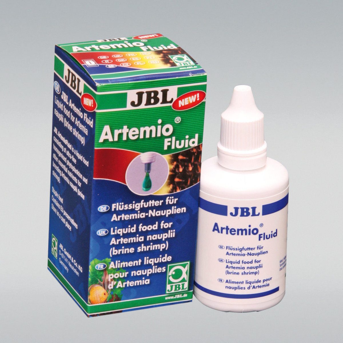 JBL GmbH & Co. KG ArtemioFluid 50 ml, Trockenfutter für: Fische