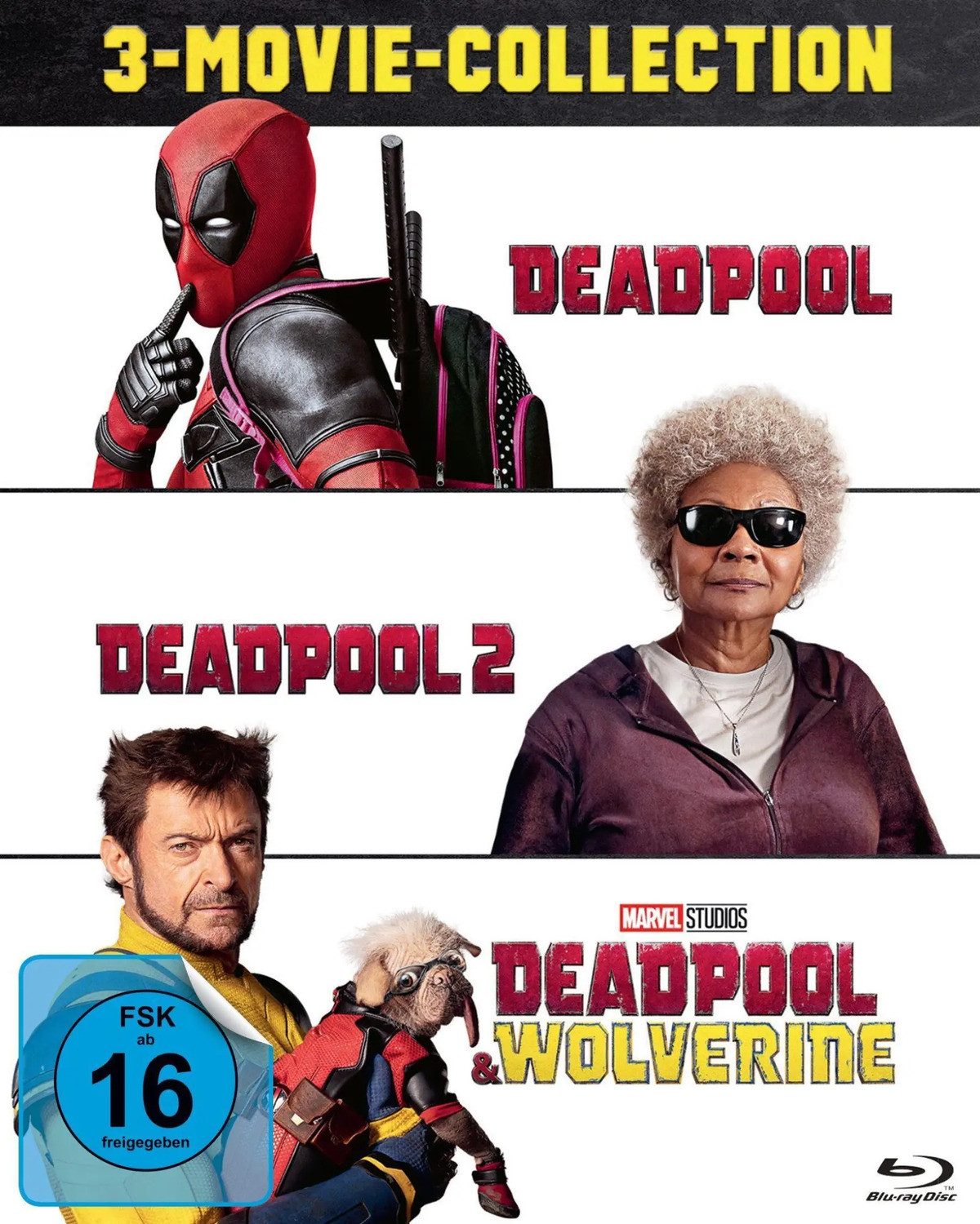 Blu-ray Deadpool 3-Movie-Collection BD