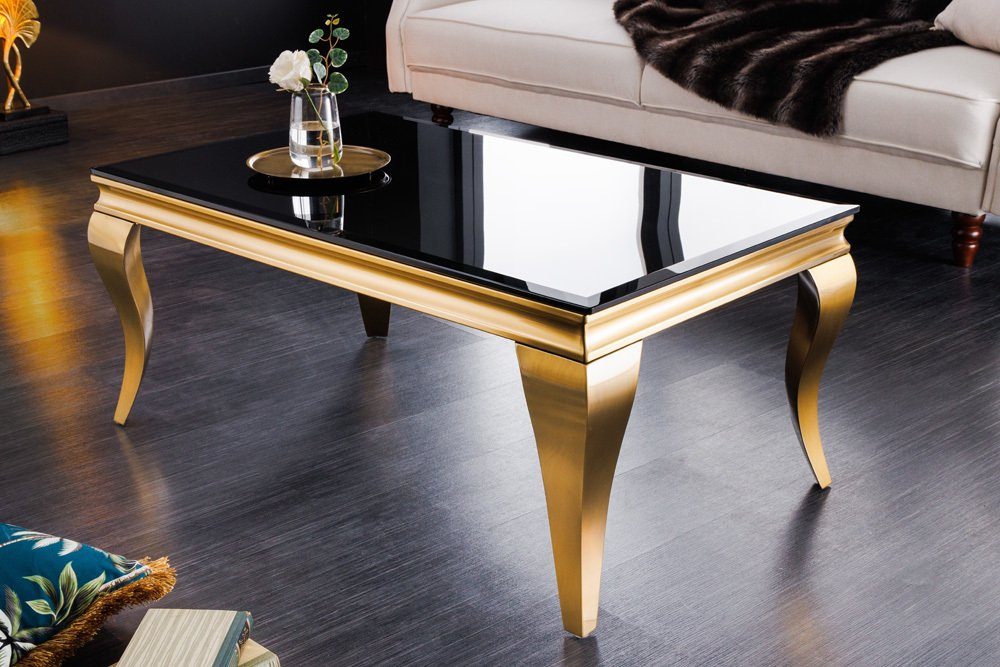 riess-ambiente Couchtisch MODERN BAROCK 100cm schwarz günstig online kaufen