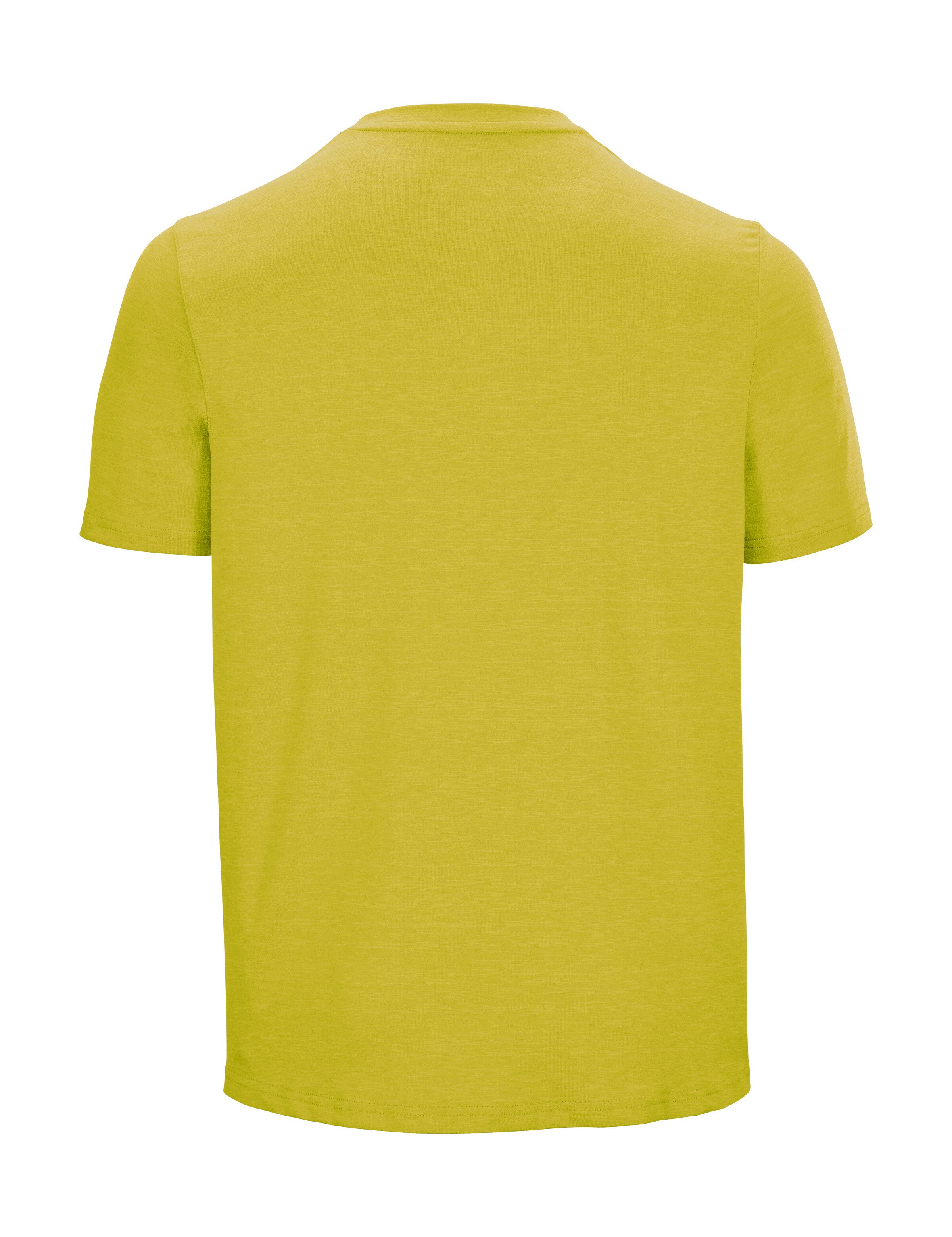 Killtec T-Shirt MN TSHRT C Schnelltrocknendes Herren T-Shirt mit Berg-Print und Melange-Optik