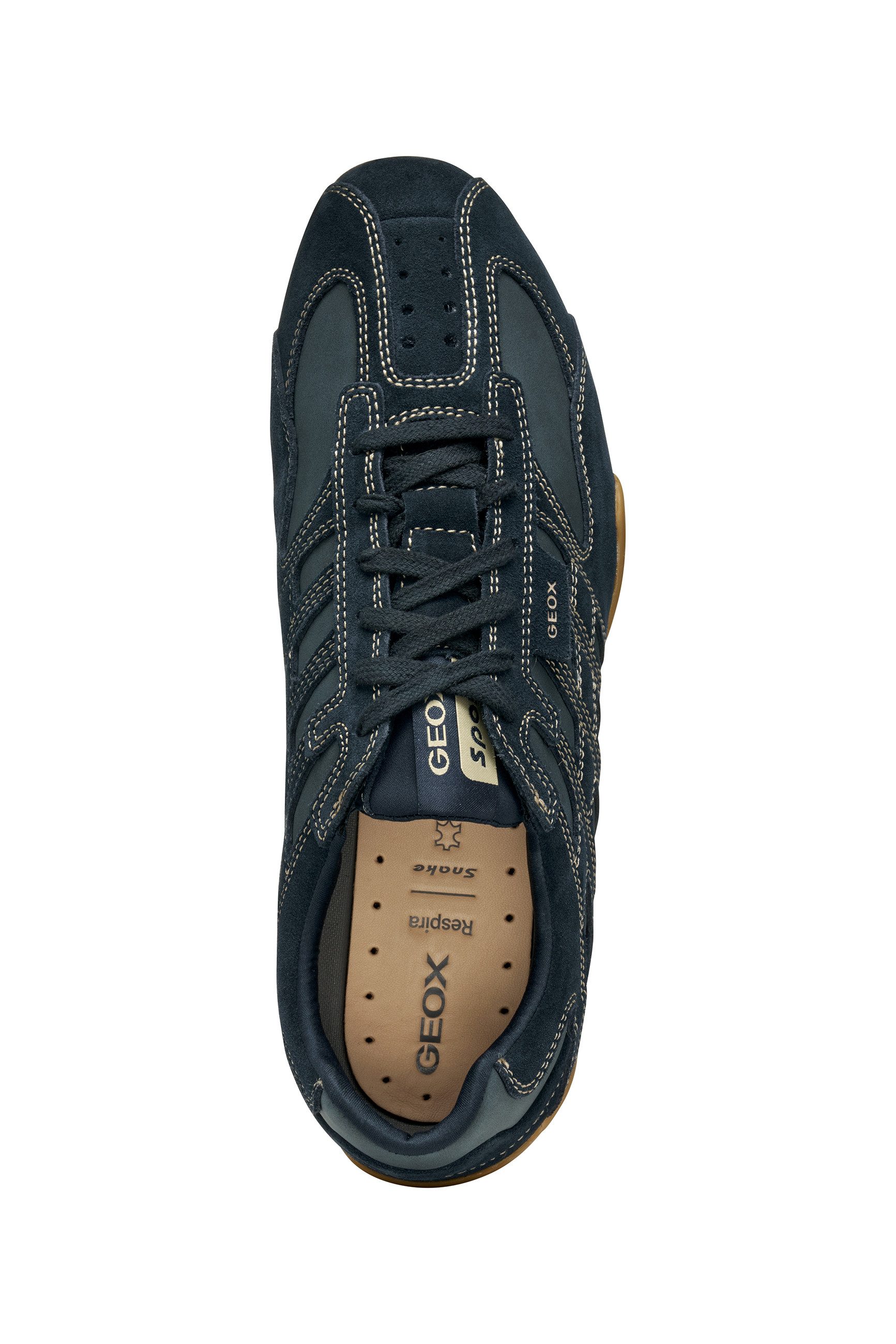 Geox U SNAKE ORIGINAL Schnürschuh Schnürschuh, Freizeitschuh mit Geox Spezial Membrane