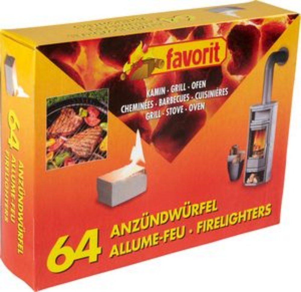Grillanzünder Favorit Anzündwürfel 64er 1249
