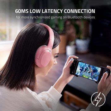 RAZER Opus X Kabelloses mit niedrigen Latenzen und ANC-Technologie Kinder-Kopfhörer (Stabile Verbindung mit Bluetooth 5.0 für kabellose Freiheit beim Musikhören., Bluetooth 5.0, bis 40 Stunden Akku, Mikrofon, Umgebungsmodus)
