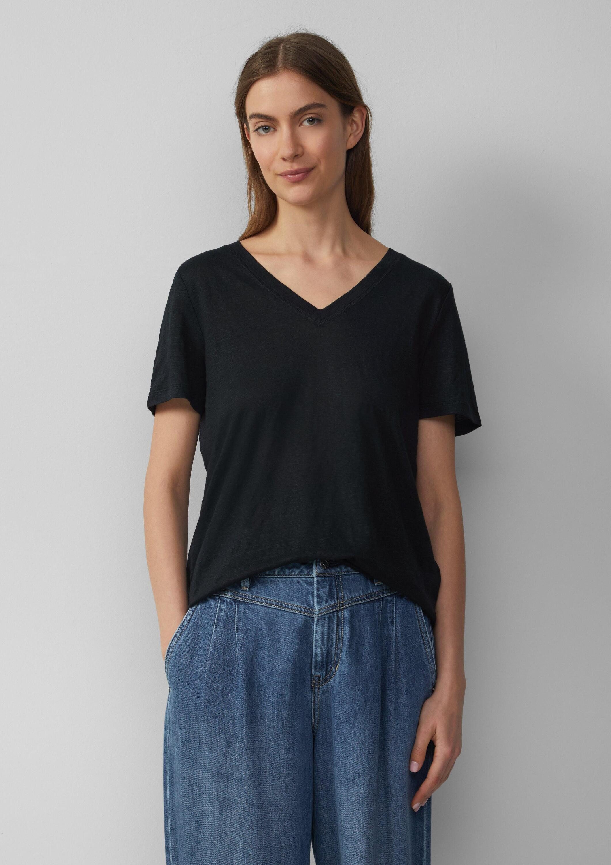 s.Oliver Kurzarmshirt T-Shirt Leichtes T-Shirt aus günstig online kaufen