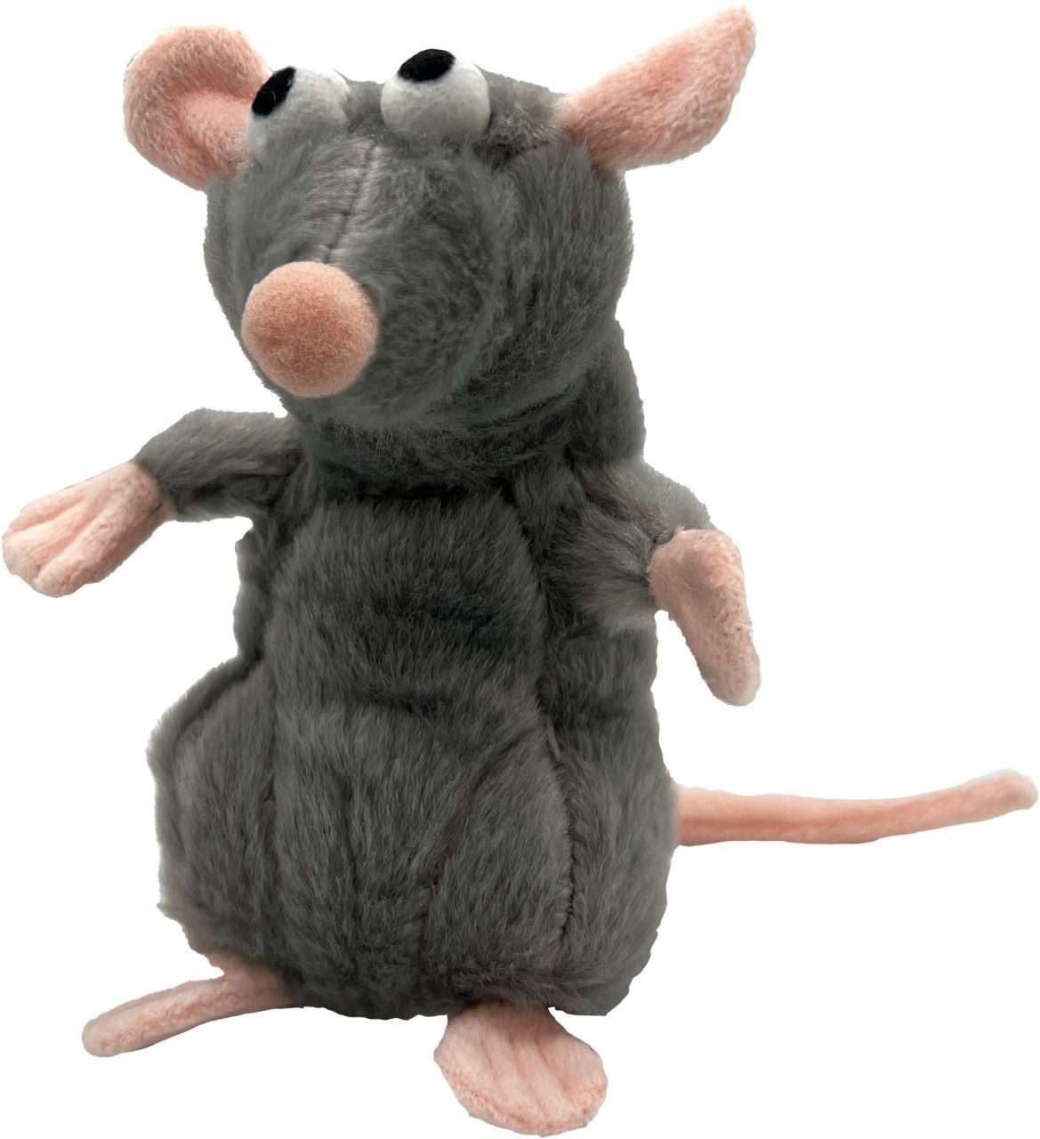 Aumüller Plüschmaus Aumüller Katzenkissen Ratte Cedric grau mit, Sand