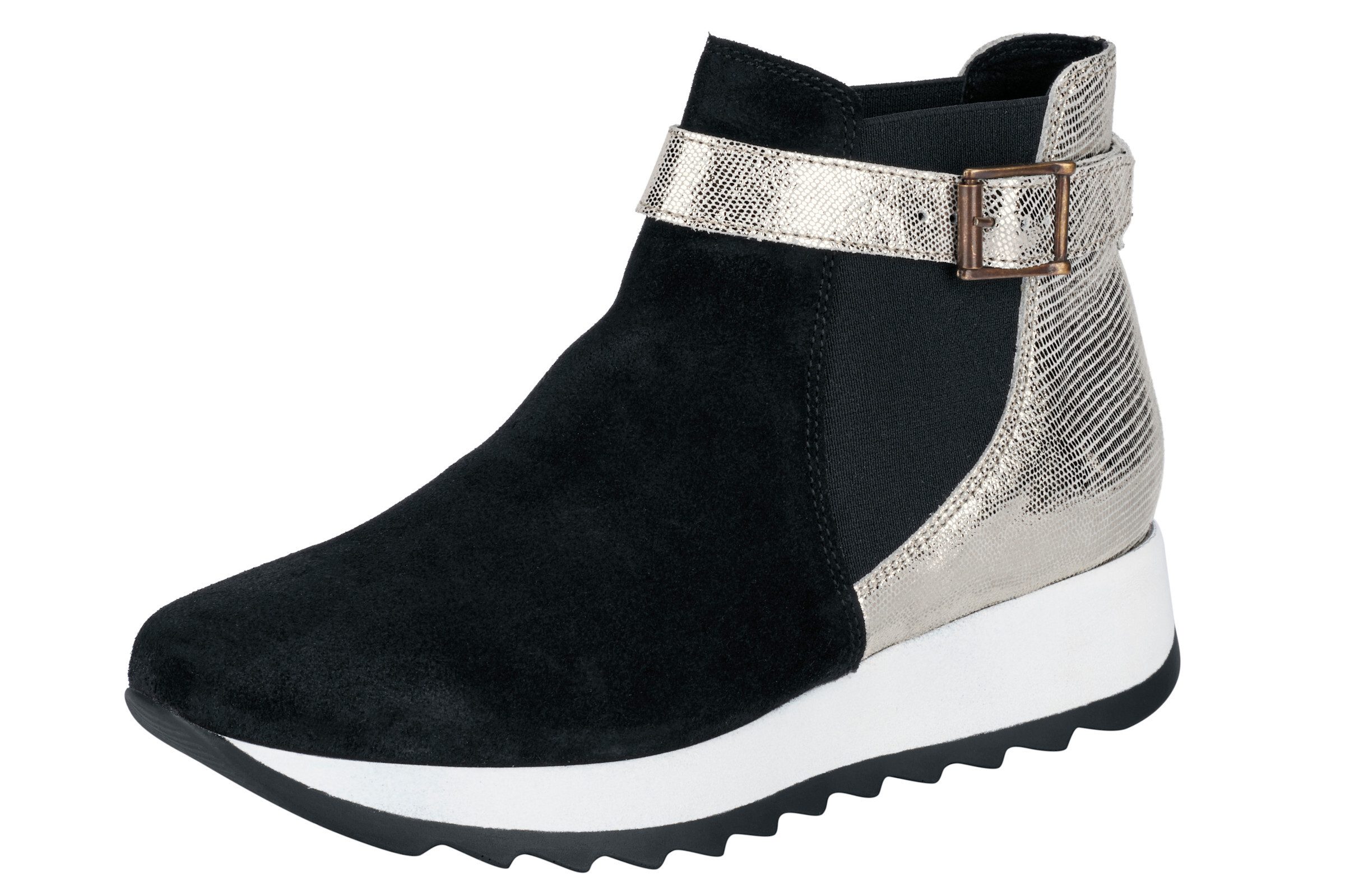 heine Stiefelette . Stiefelette Stretcheinsatz, weiche Polsterung günstig online kaufen