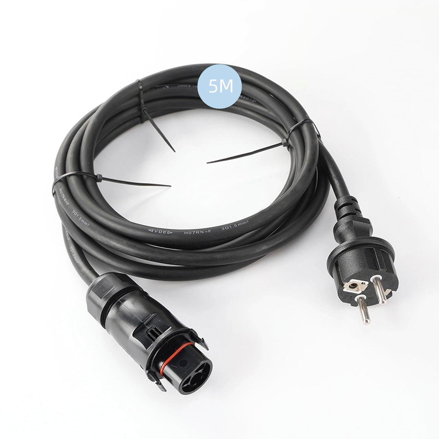 doitBau Solarmodul 5M LY01 Balkonkraftwerk Kabel, Buchse zu Stecker Anschlusskabel