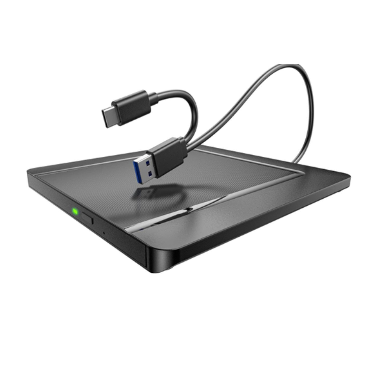 XLYNE XLYNE - CD/DVD Brenner extern - slim - Schwarz CD-Brenner (USB 2.0, extern)