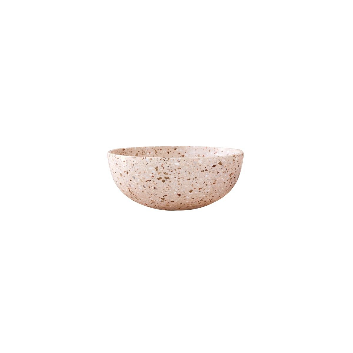 Tikamoon Waschbecken Waschbecken aus pinkfarbenem Premium-Terrazzo Elea