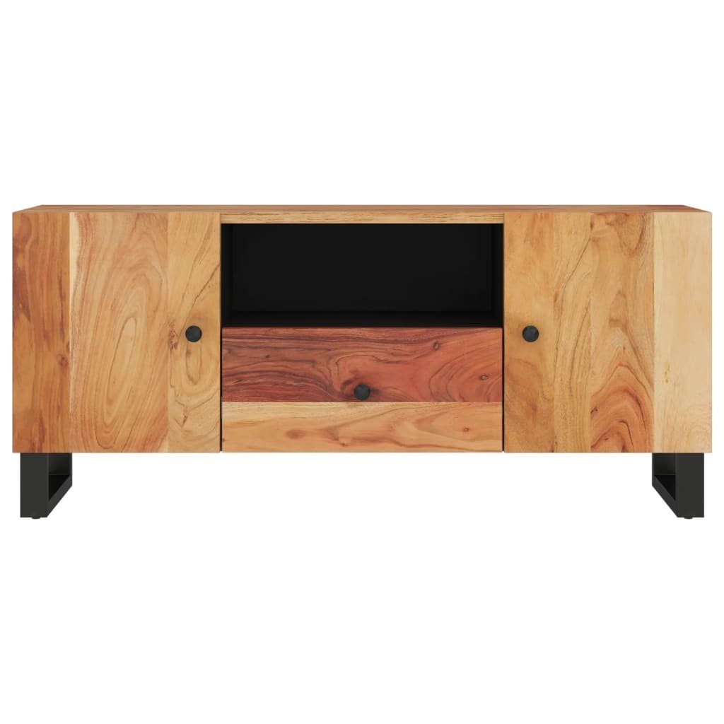 Holzwerkstoff Massivholz 105x33,5x46 & cm Akazie TV-Schrank furnicato
