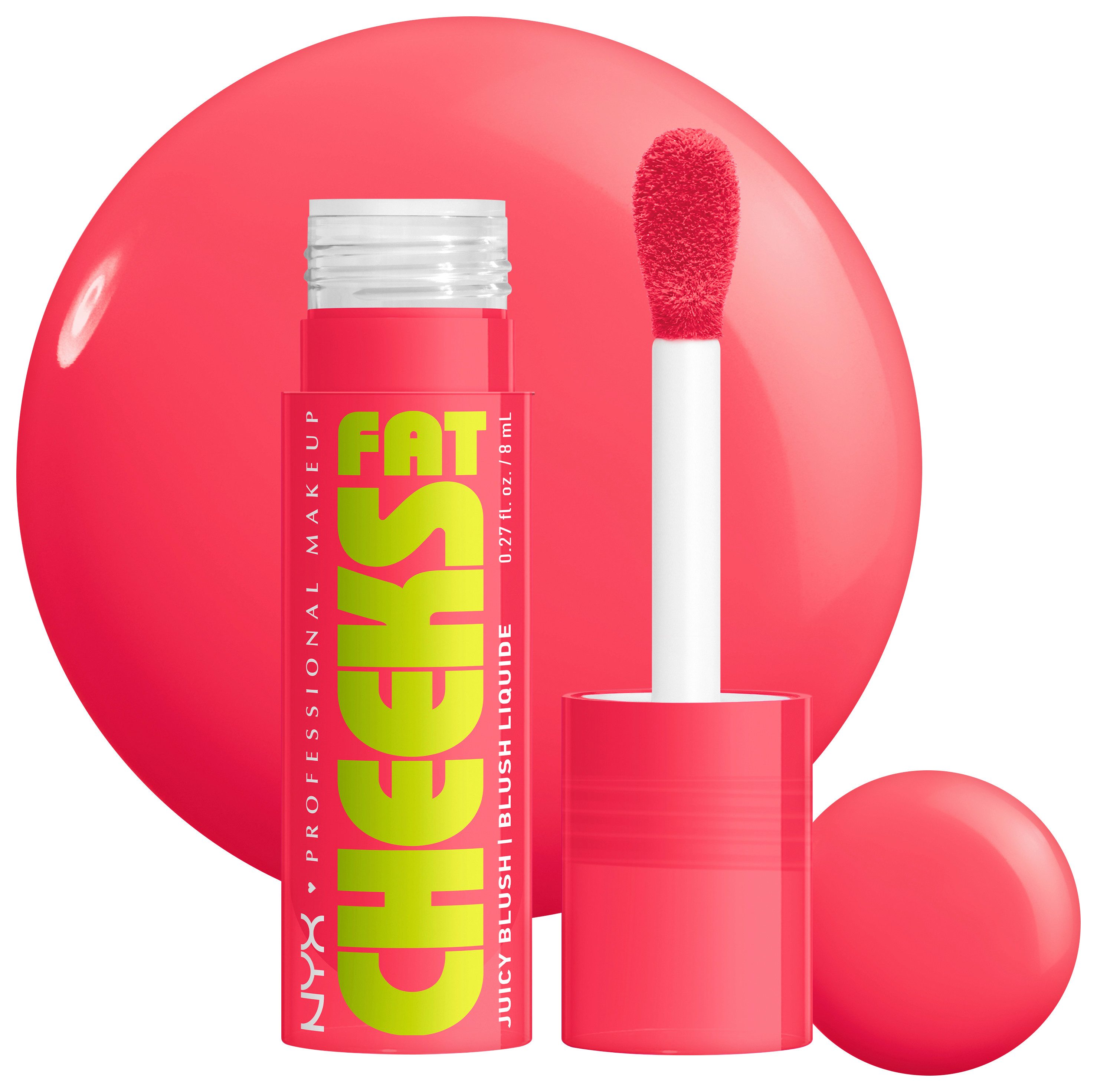 NYX PROFESSIONAL MAKEUP Rouge FAT CHEEKS JUICY BLUSH, verleiht deinen Wangen eine strahlende und intensive Farbe