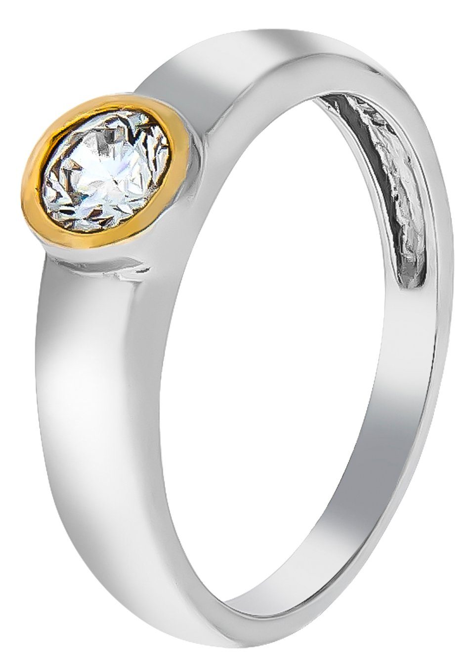Fingerring Schmuck Geschenk Silber 925 Silberring Solitär