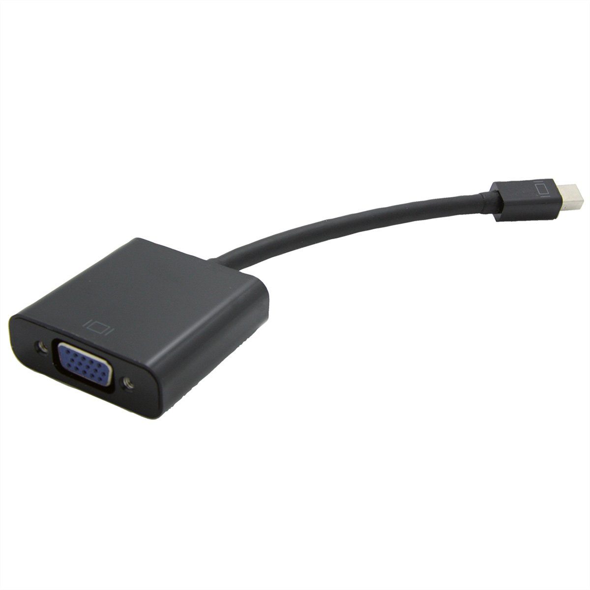 Mini DisplayPort-VGA Adapter, Mini DP ST - VGA BU Audio- & Video-Adapter