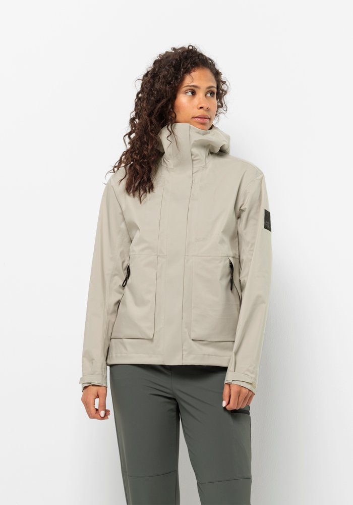 Jack Wolfskin JKT Regenjacke W WANDERMOOD 3L