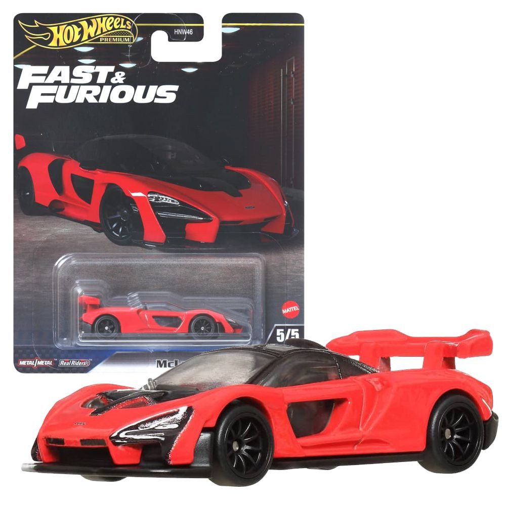 Hot Wheels Spielzeug-Rennwagen McLaren Senna JBL92 Hot Wheels Auto Fast & Furious