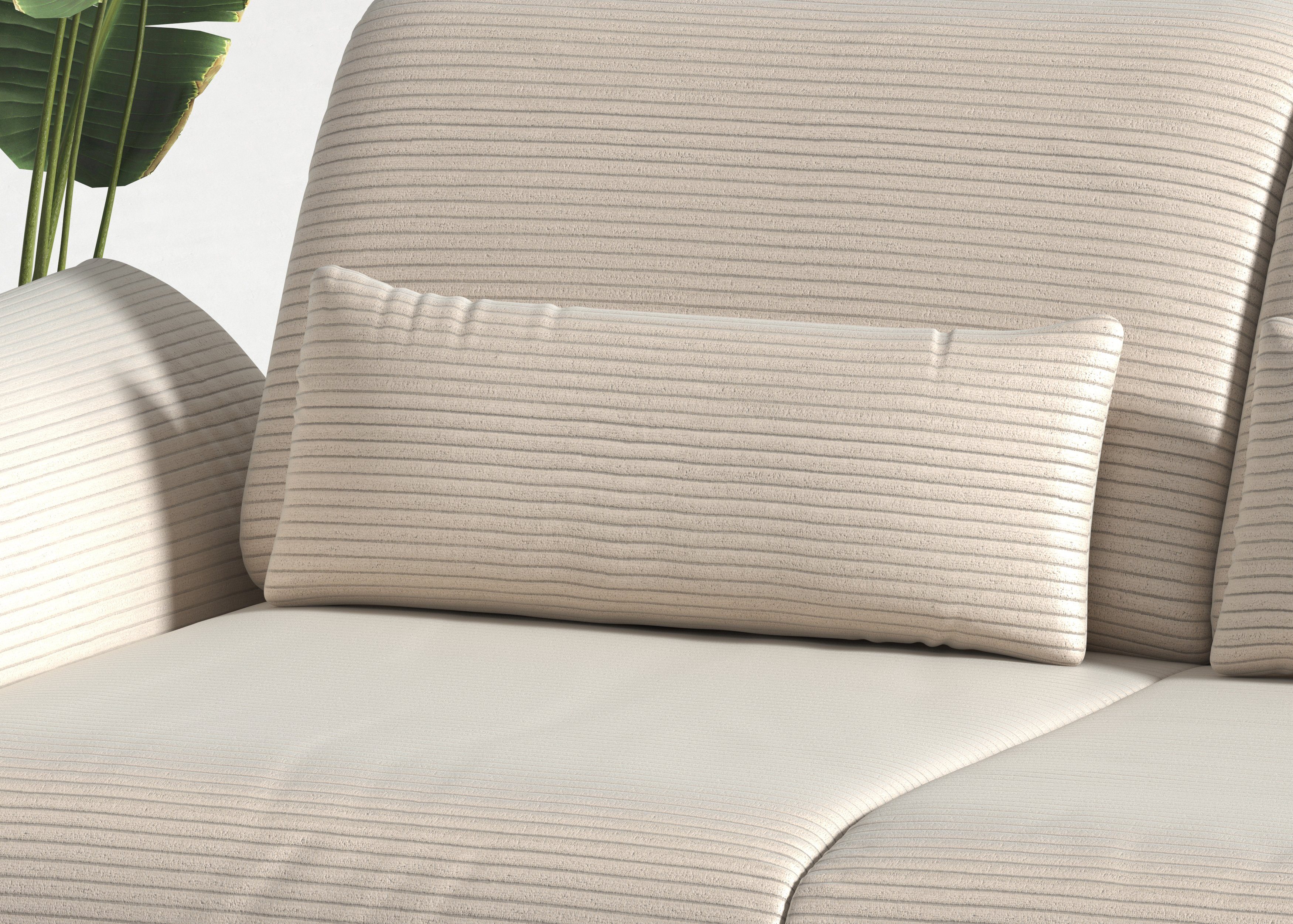 Home affaire Sofakissen Coco, (Set), wahlweise 2er- oder 3er-Nierenkissen-Set, Breite jeweils 64 cm