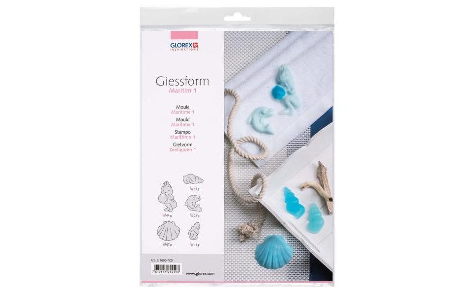 Glorex Bastelnaturmaterial Glorex Giessform Maritim 1