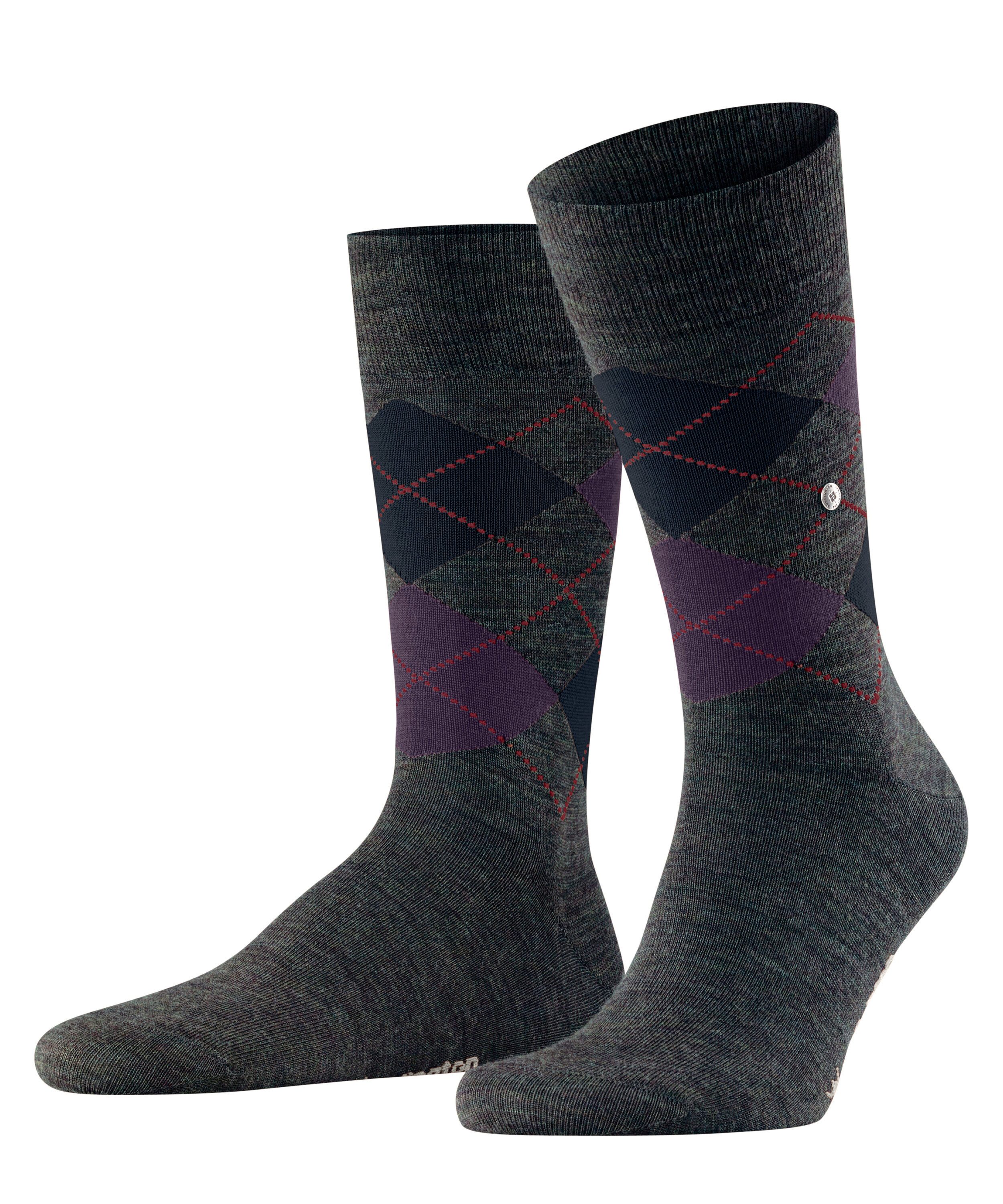 Burlington Socken Edinburgh Melange (1-Paar) mit wärmender Schurwolle günstig online kaufen