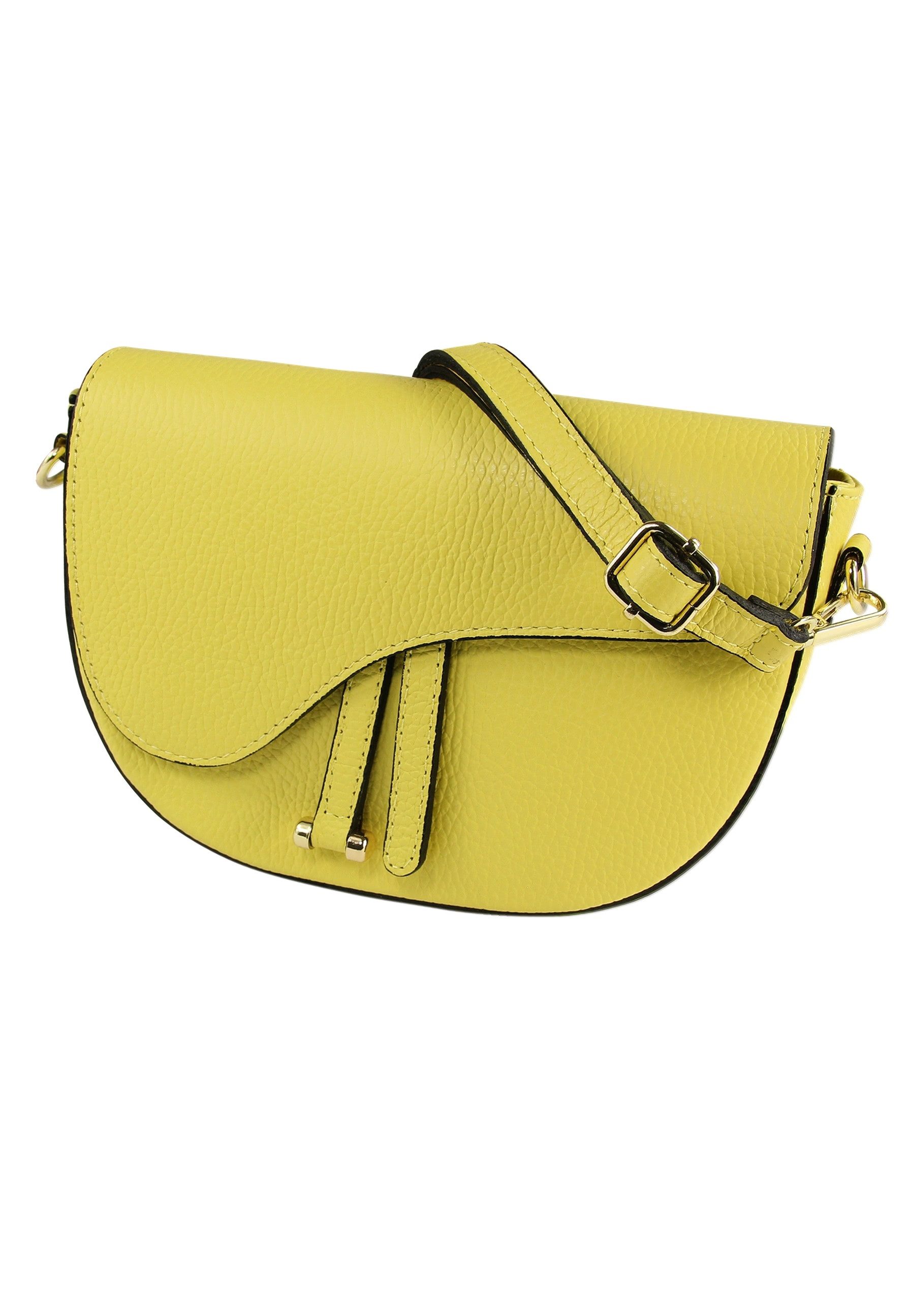 Schultertasche Toscanto gelbfarbene, mittel 22x16x6cm