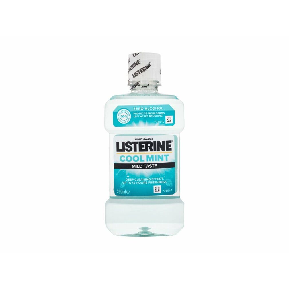 Listerine Mundspülung Alcohol Free Mouthwash Zero - Coolmint Mild Taste - Volume: 250ml, (Packung)