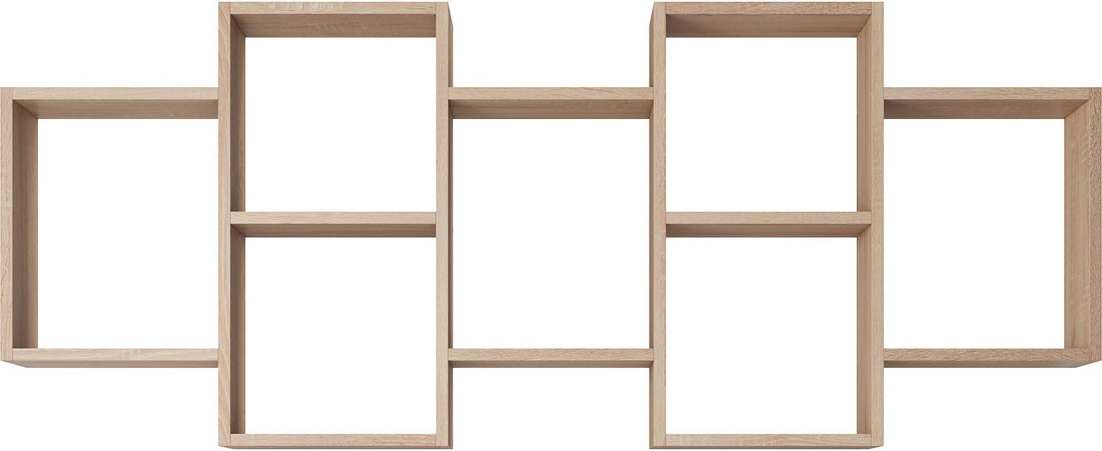 INOSIGN Wandboard Wandregal Trio, 1-tlg., Stell- oder Hängeregal, 10 offene günstig online kaufen