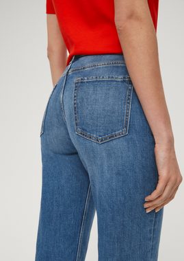s.Oliver 7/8-Jeans Karolin Comfort Culotte / Relaxed Fit / Mid Rise / Straight Leg Label-Patch