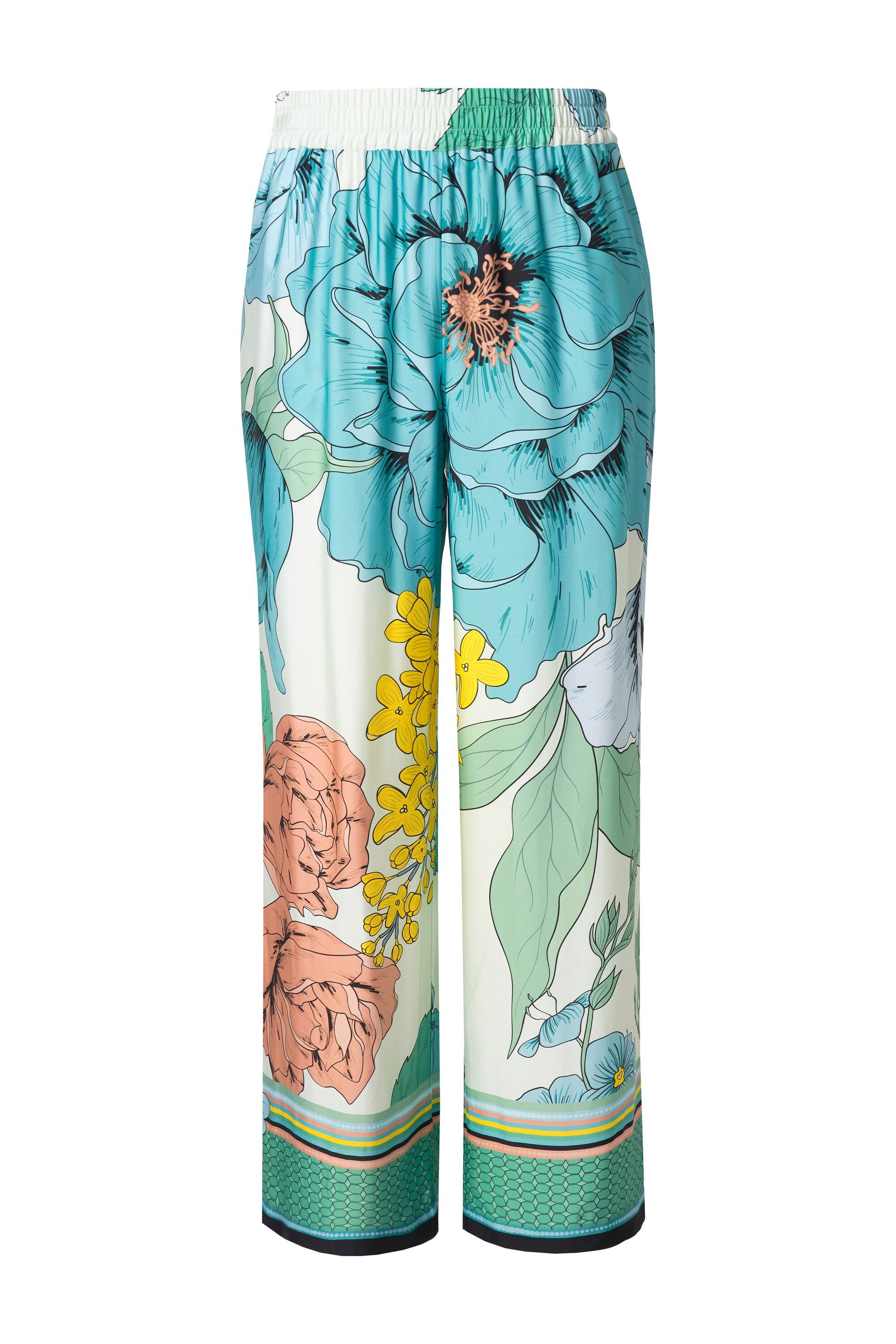 Ulla Popken Schlupfhose Hose Blüten weites günstig online kaufen