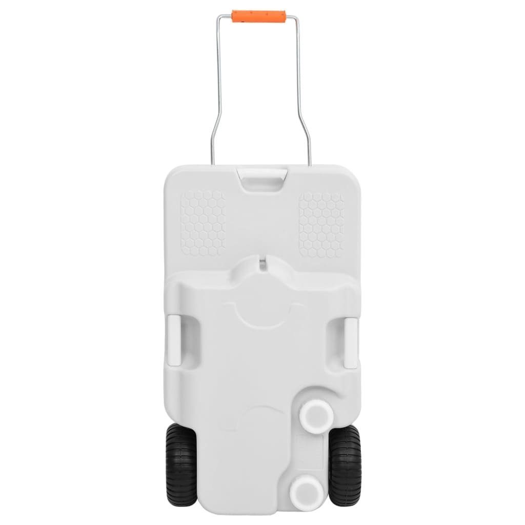 vidaXL Wassertank Camping-Wassertank mit Rollen 30 L Grau