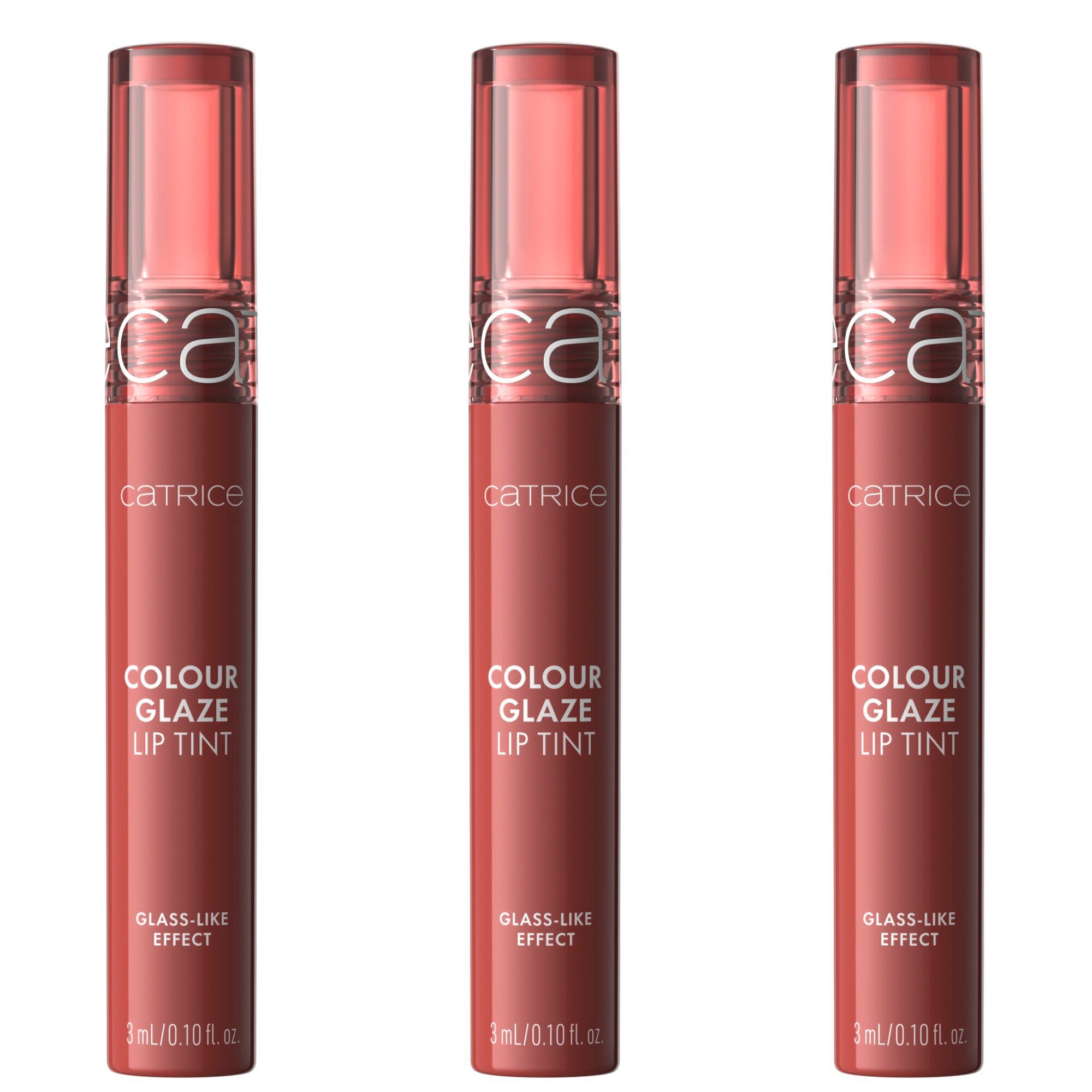 Catrice Lipgloss COLOR GLAZE LIP TINT, 3-tlg., mit glänzendem Finish und langem Tönungseffekt