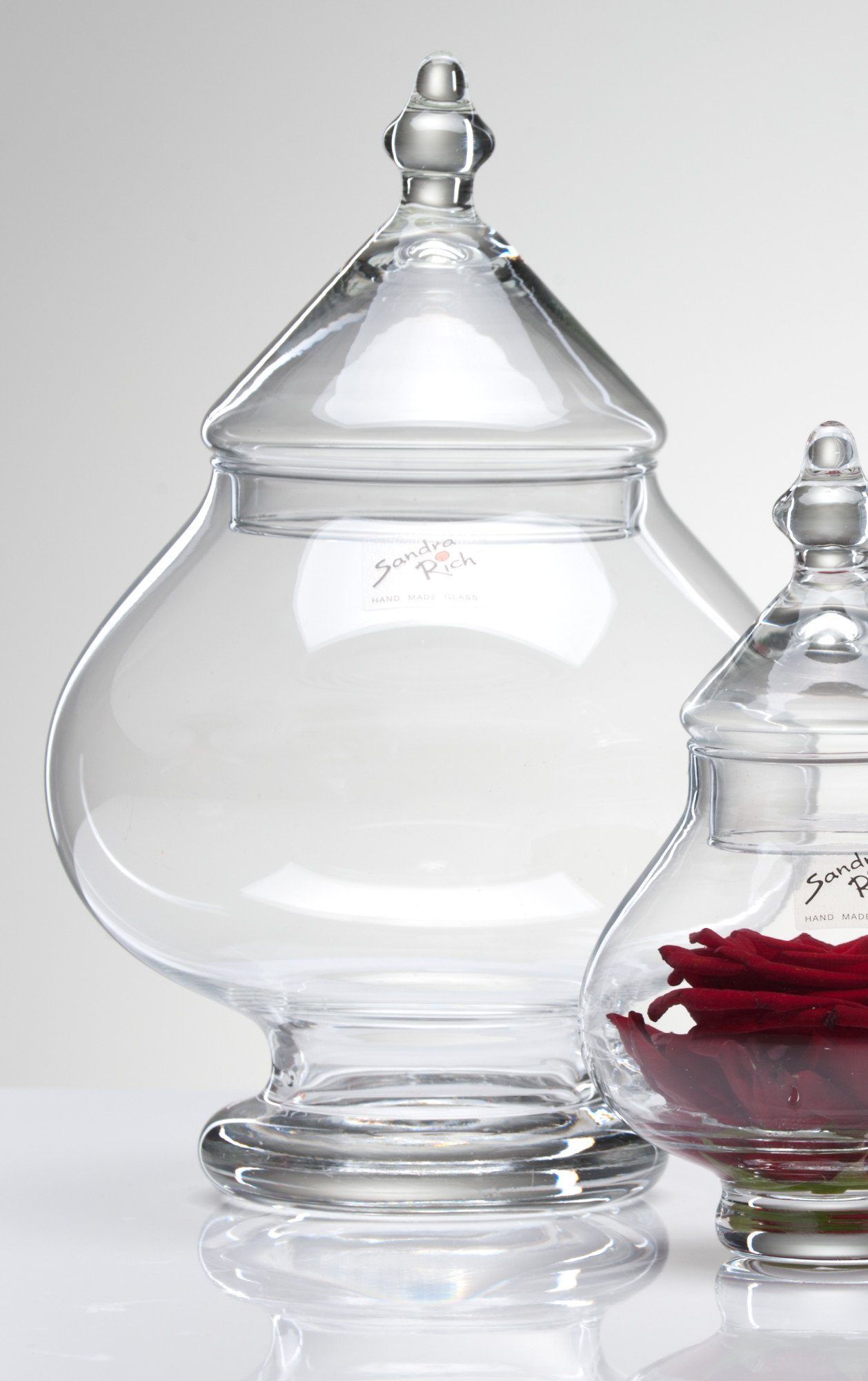 Sandra Rich Schale Glasschale Tin klar rund von Sandra Rich, Glas