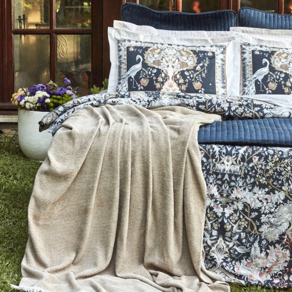 Karaca Home Bettwäsche Karaca Home Pavo Doppel Winter Set Bettbezug Decke Bettdecke Set