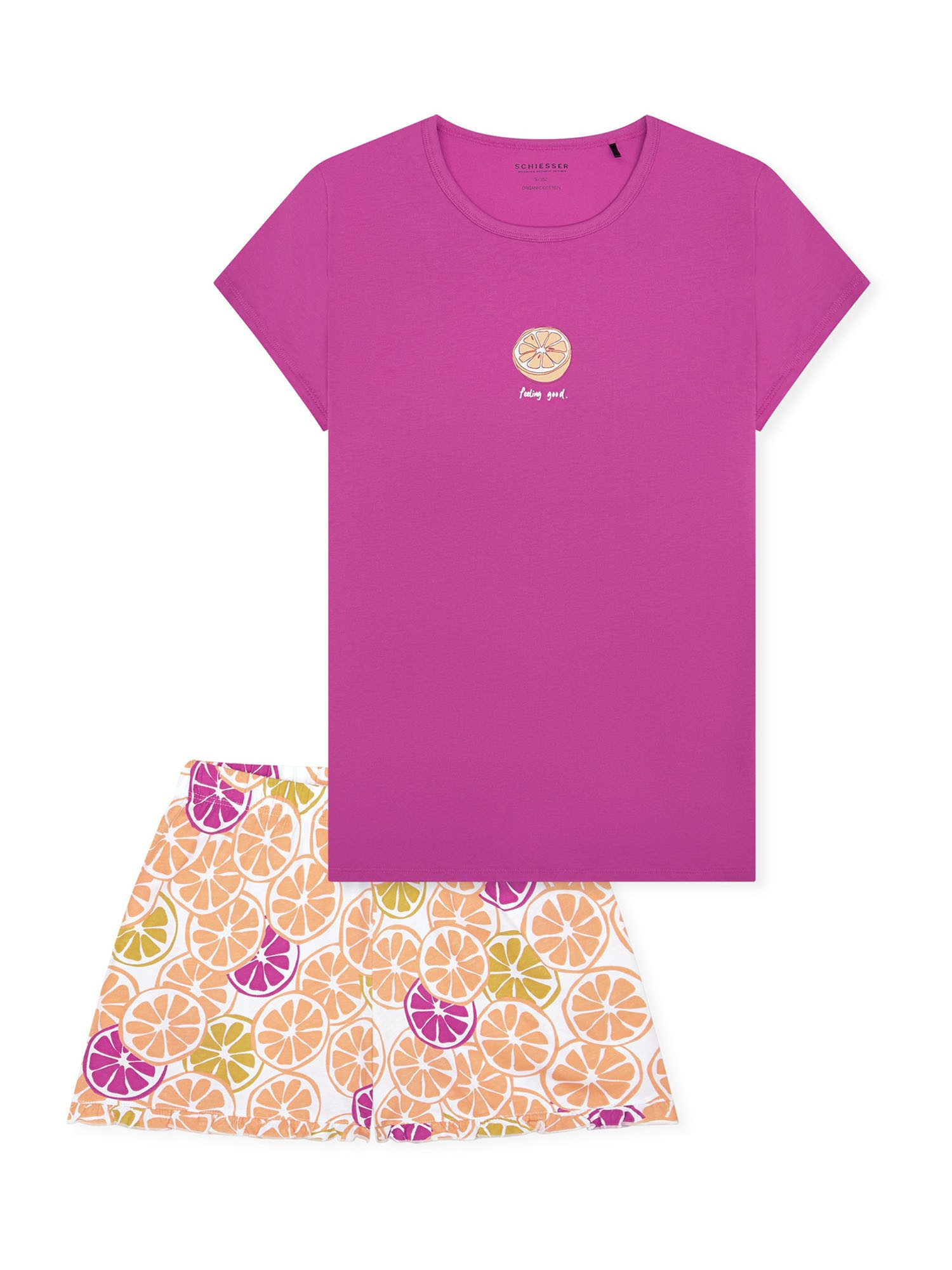Schiesser Pyjama Nightwear (2 tlg) Schlafanzug, Pyjama Set, Nachtwäsche