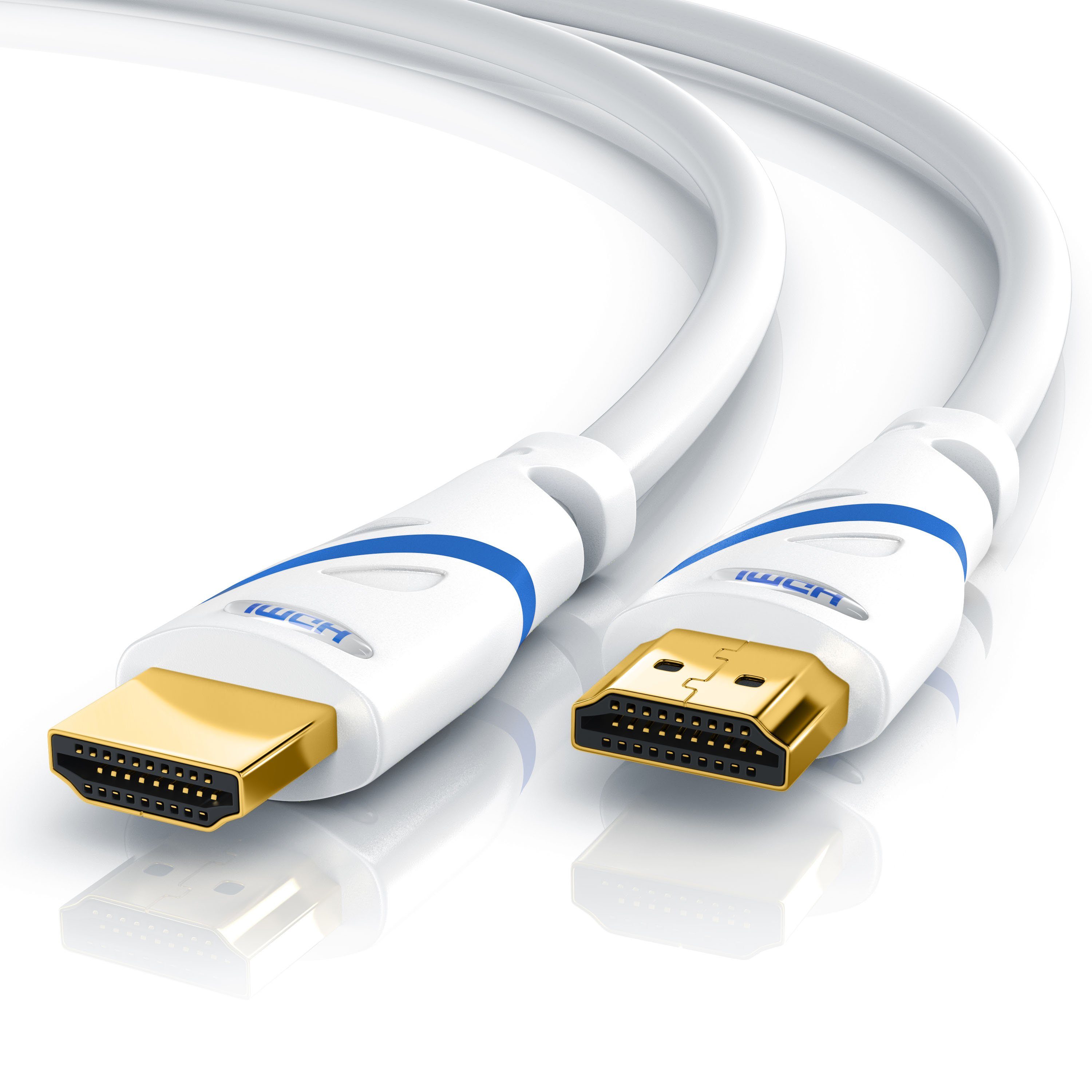 Primewire Ultra HD Highspeed 4K 60Hz, Full HD, 3D, ARC, 18 GBit/s - 7,5m HDMI-Kabel, 2.0b, HDMI Typ A (750 cm), CEC, HDCP, ideal für TV, PC, Konsole und Beamer, Streaming und Gaming