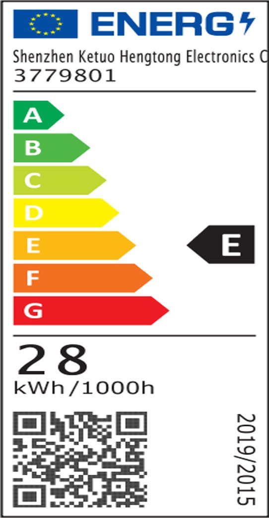 Energieeffizienzklasse: 