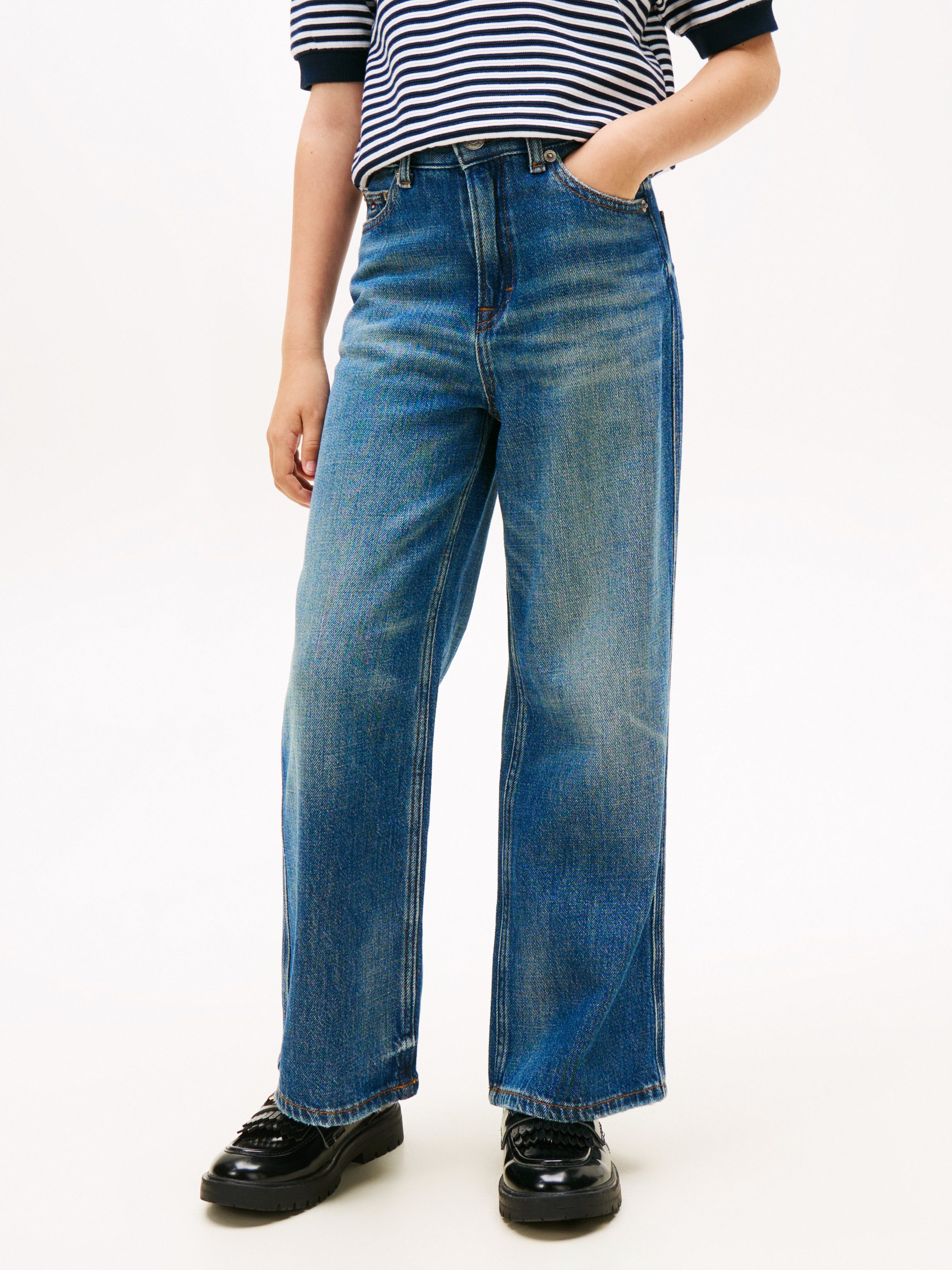 Tommy Hilfiger Weite Jeans MABEL für Kinder bis 16 Jahre