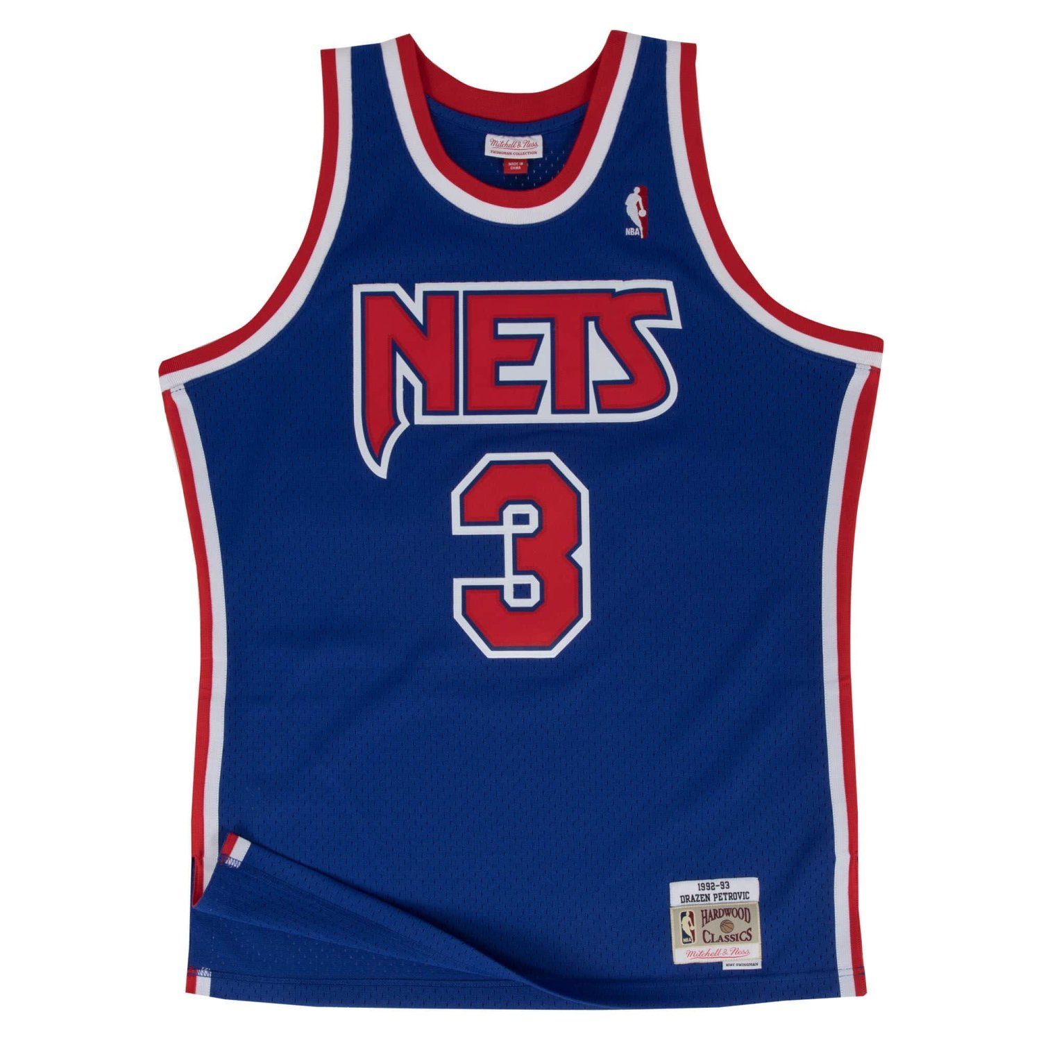 Mitchell & Ness Basketballtrikot Swingman Jersey Brooklyn Nets 199293 Drazen Petro
