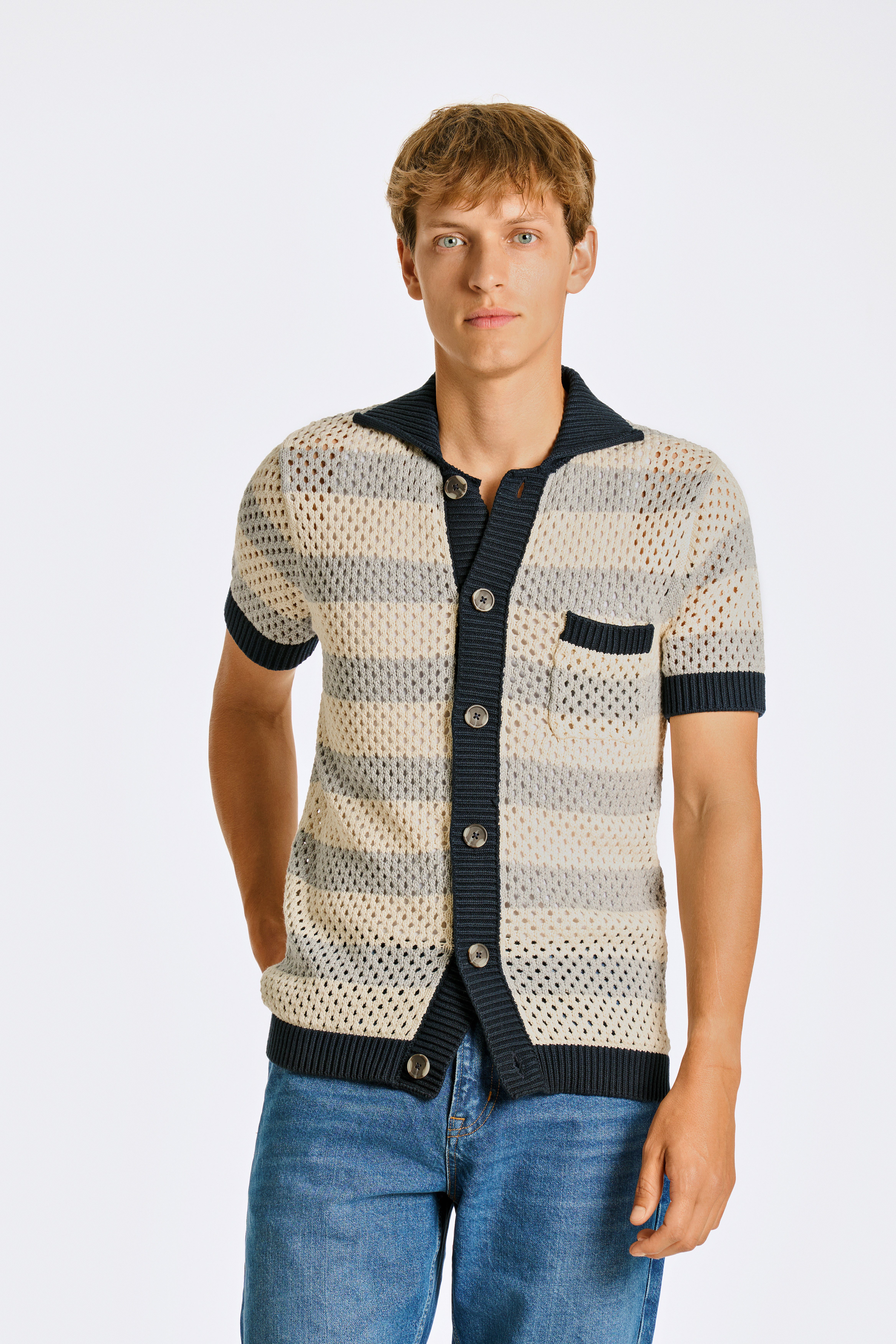 LINDBERGH Strickpullover mit strukturiertem Zopfmuster günstig online kaufen