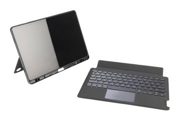 Samsung Tablet-Hülle Tucano Book Cover Keyboard für Samsung Galaxy Tab A9+, Tabletcover, Schutzhülle, Tabletschutzhülle, Tastaturhülle, stoßfest