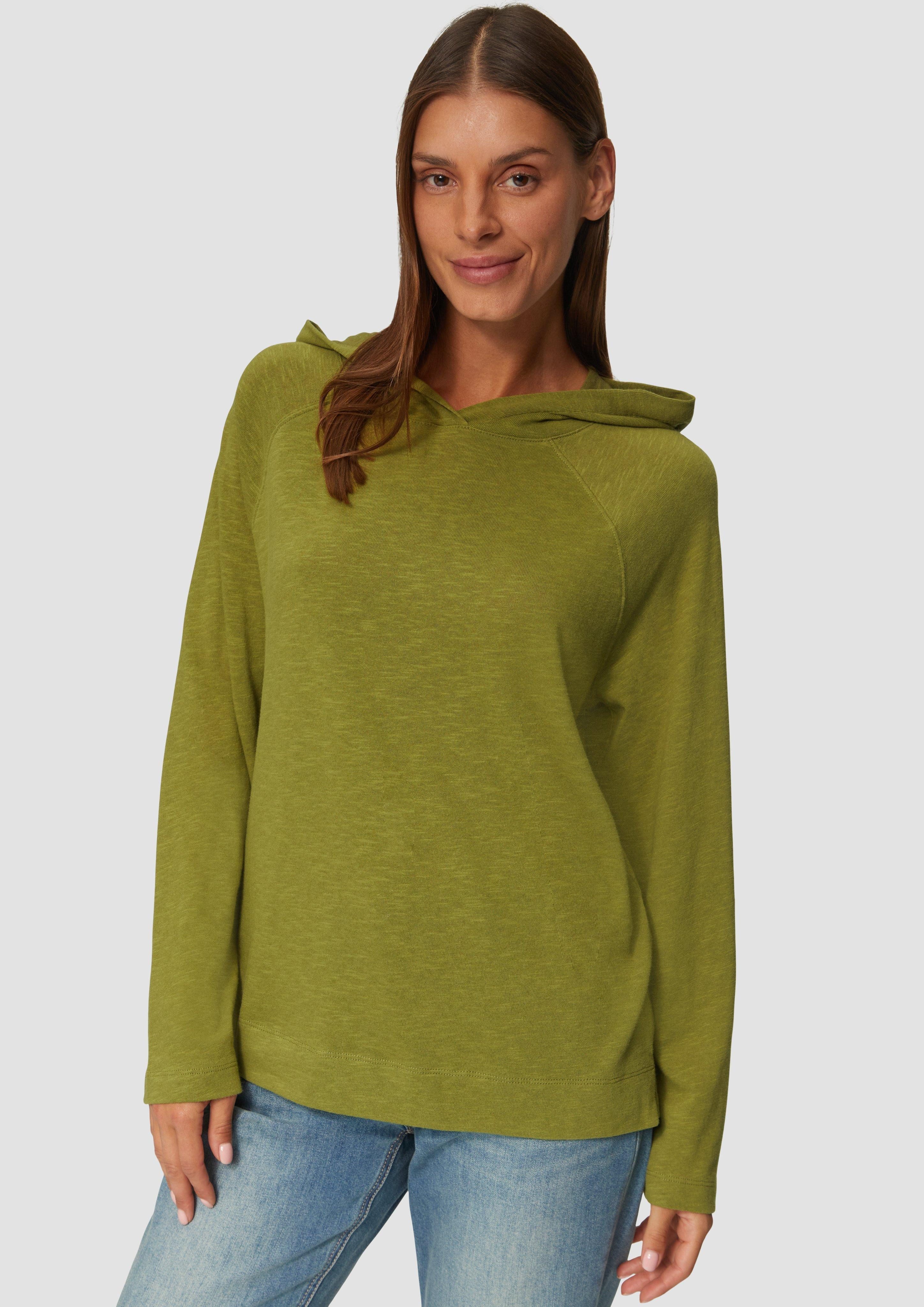 s.Oliver Langarmshirt Weiches Jerseyshirt mit Flammgarnstruktur günstig online kaufen