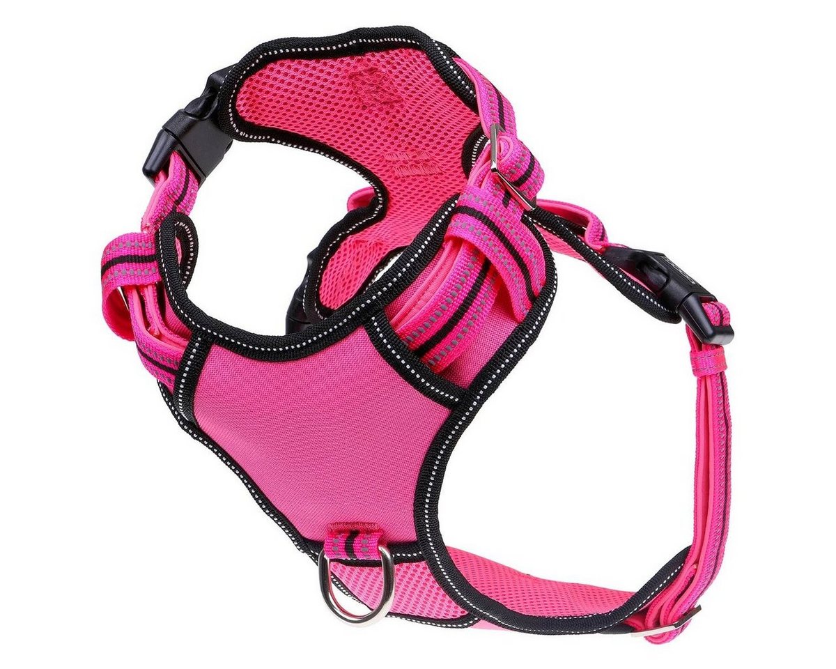 Thumbnail - DOOG Hunde-Geschirr Neotech Geschirr Lady pink/grau