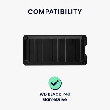 kwmobile Festplattenhülle für WD BLACK P40 GameDrive, Silikon Tastaturschutz QWERTY (Arabisch)