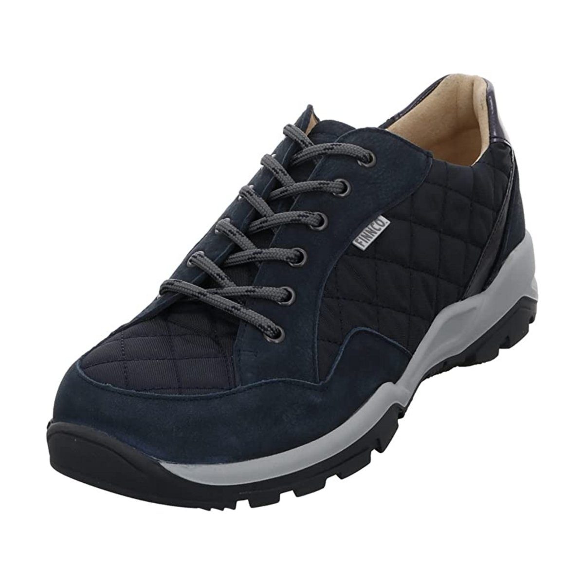 Komfort Schnürer für Damen in blau Sneaker