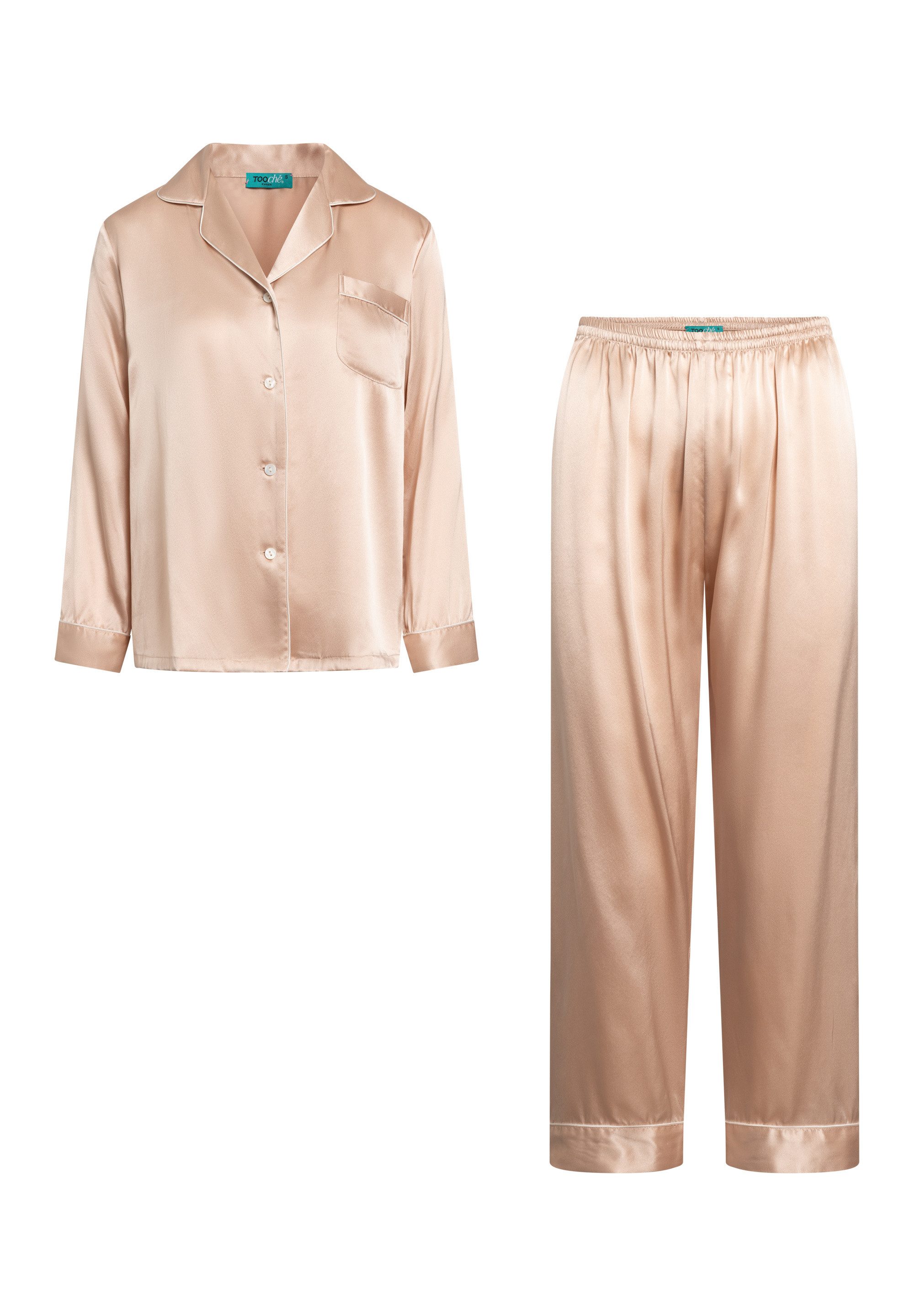 Tooche Pyjama Sweat & Homewear "Moonlit Silk Gold" (keine Angabe, 1 tlg) günstig online kaufen