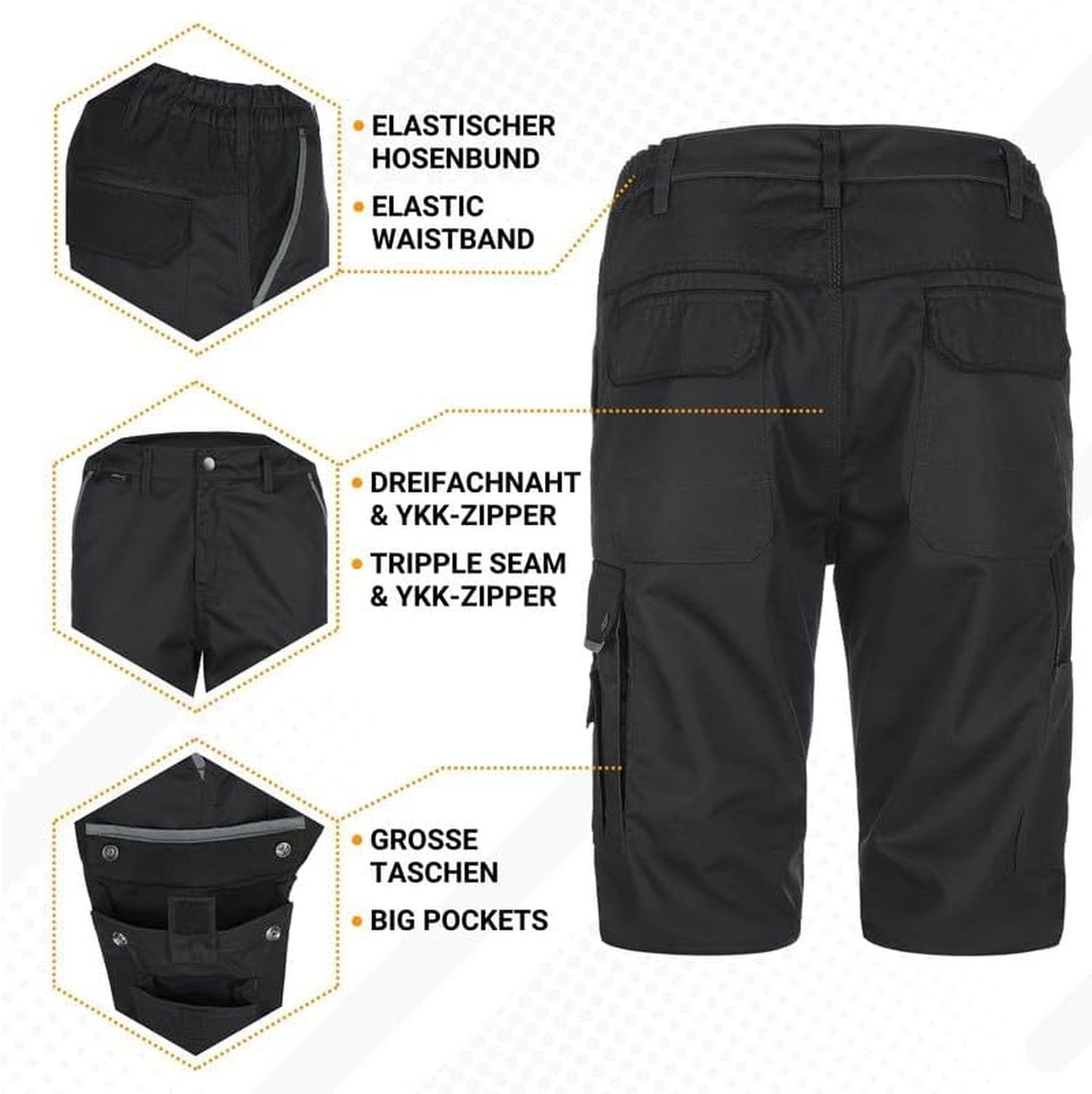 TMG International Arbeitsshorts Arbeitshose Short Style günstig online kaufen