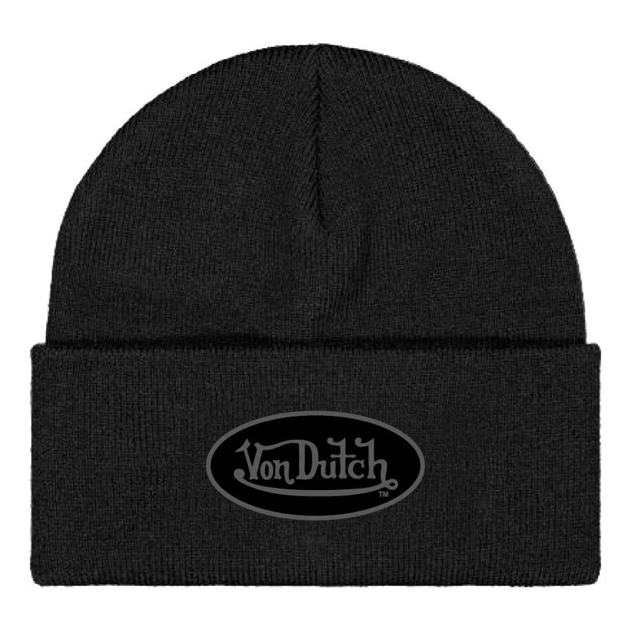 Von Dutch Beanie Von Dutch Originals Beanie Long Flap Embroidered VD Patch (Beanie, Beanie)