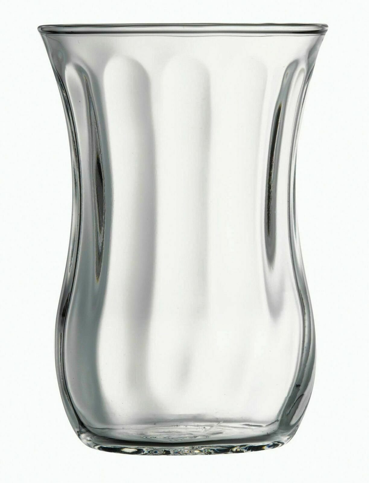 Pasabahce Teeglas 42021.6 Set 6-tlg. Teeglass Optikli Cay Bardagi Gläser-Set für 6 Perso, 6-tlg.