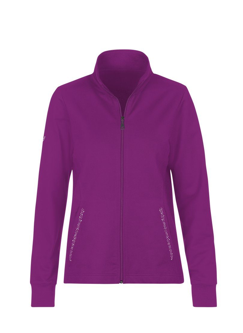 Trigema Sweatjacke TRIGEMA Jacke Sweat-Qualität (1-tlg)